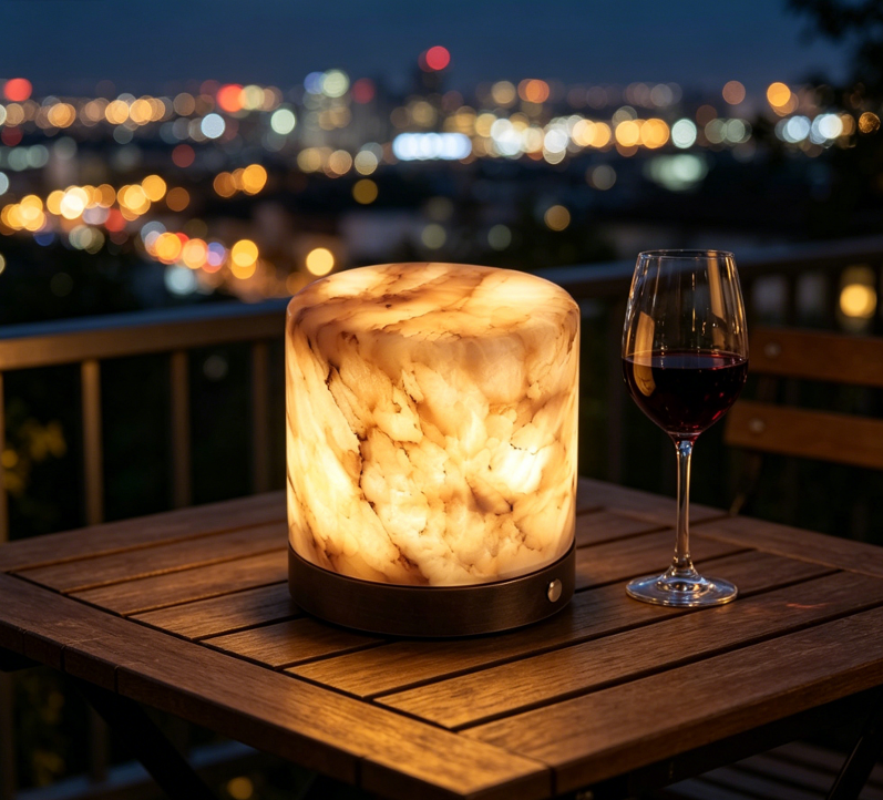 The Natural Marble Table Lamp