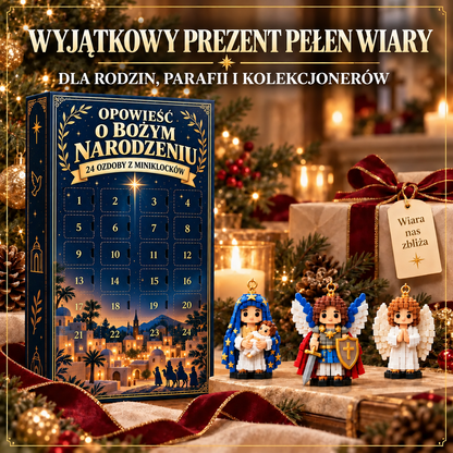 Kalendarz adwentowy „Święta Historia” – 24 ozdoby z miniklocków