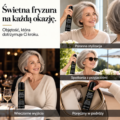 🔥 TYLKO TERAZ: -70% ZNIŻKI! ⏰ Creawel®  RootLift AirVolume – spray do stylizacji włosów o zapachu brzoskwini, natychmiastowe uniesienie u nasady, optycznie większa objętość i elastyczne utrwalenie przez cały dzień.