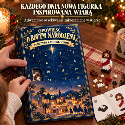 Kalendarz adwentowy „Święta Historia” – 24 ozdoby z miniklocków