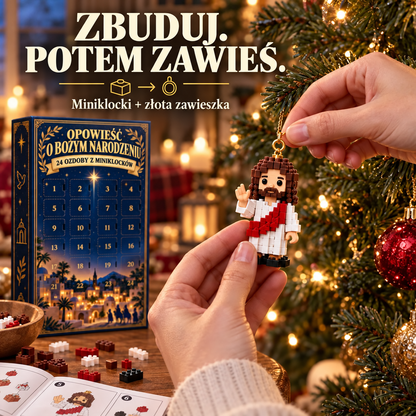 Kalendarz adwentowy „Święta Historia” – 24 ozdoby z miniklocków