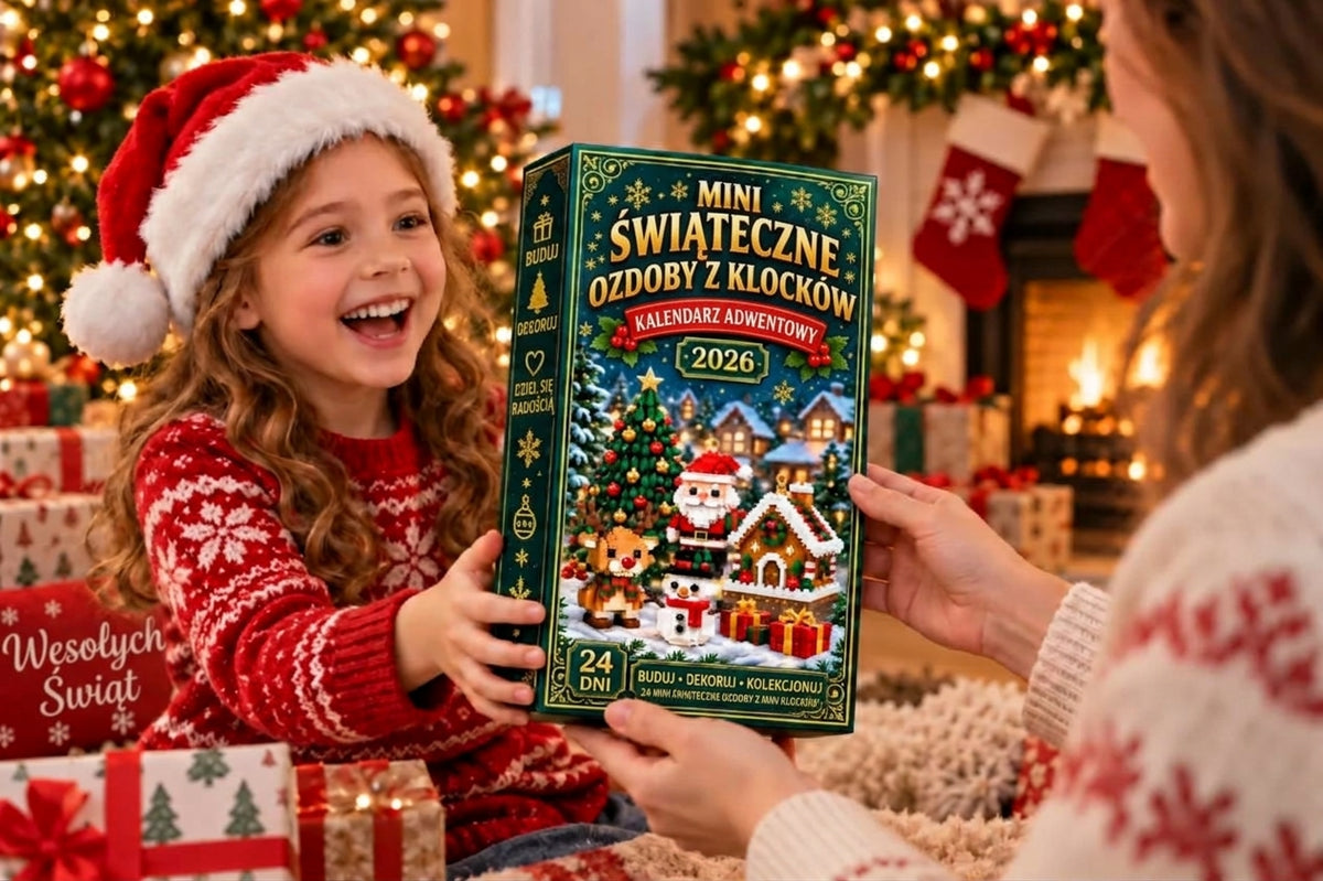 🔔𝐁i𝐥𝐥𝐡𝐨𝐥®  Kalendarz adwentowy z 24 mini ozdobami świątecznymi wykonanymi z kostek 🎉🎉