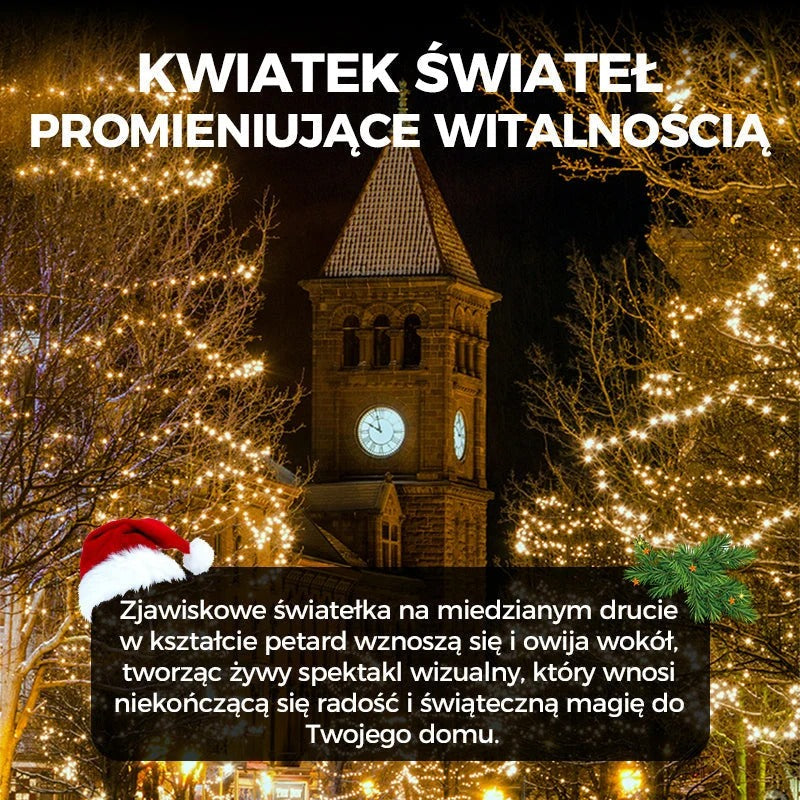 ✨ 𝐁i𝐥𝐥𝐡𝐨𝐥®  Miedziany łańcuch świetlny LED typu „zimne ognie”🎅 Stwórz magiczną atmosferę na Boże Narodzenie
