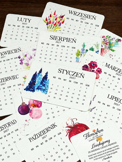 𝐁i𝐥𝐥𝐡𝐨𝐥® Kalendarz z papieru nasiennego 2027